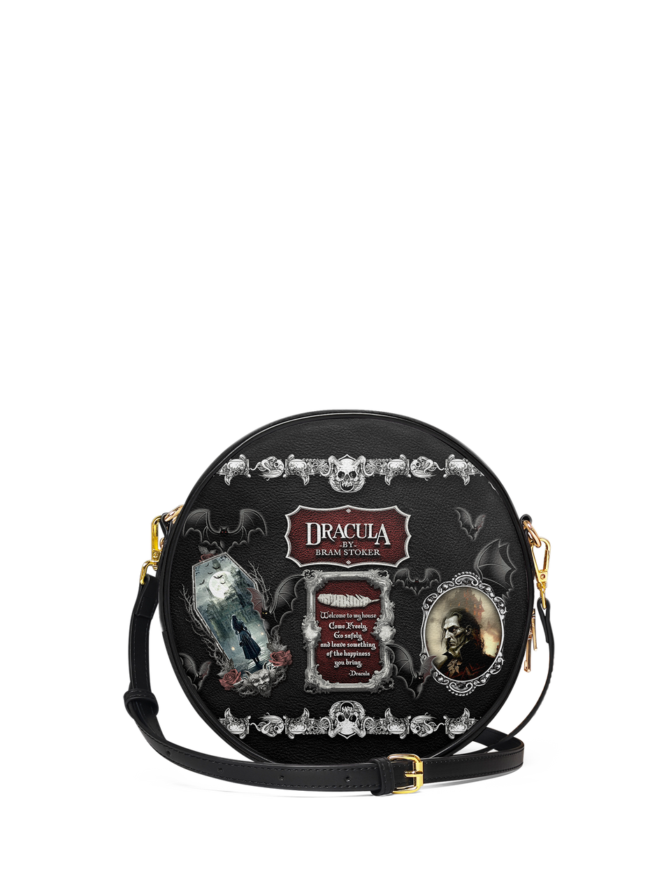 "The Dracula" Circle Crossbody Bag