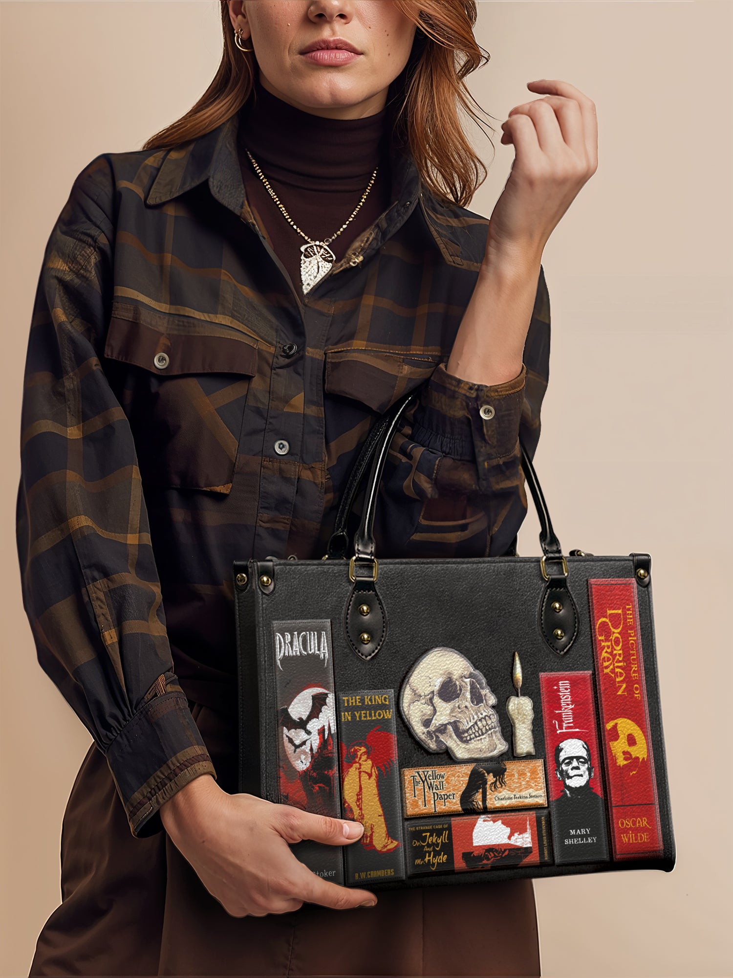 The Codex of Gothic Tales Leather Handbag Deal