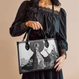 "Ligeia" - Black Interior - Leather Handbag - CLEAROUT