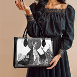 "Ligeia" - Black Interior - Leather Handbag - CLEAROUT