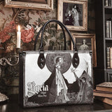 "Ligeia" - Black Interior - Leather Handbag - CLEAROUT