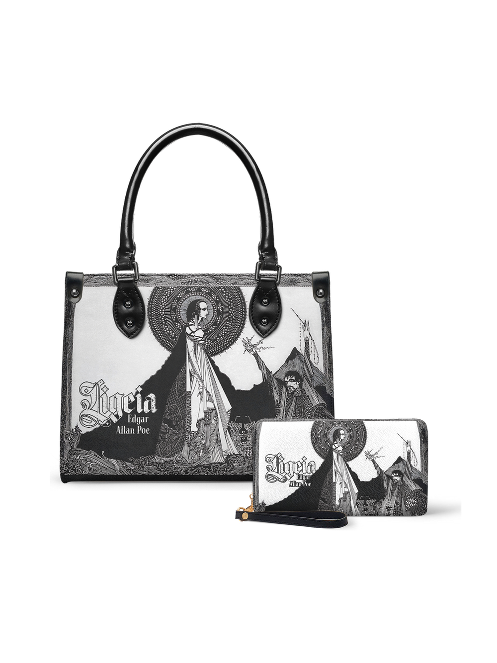 "Ligeia" Small Leather Handbag - NEVERMORE DEAL