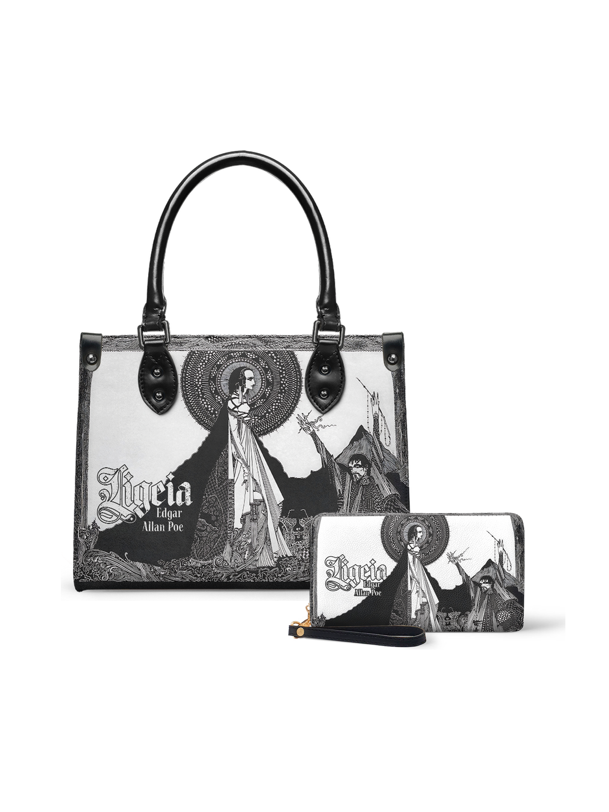 "Ligeia" Small Leather Handbag - NEVERMORE DEAL