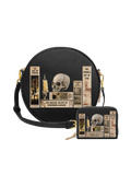 Lovecraftian Black Circle Crossbody Bag - NEVERMORE DEAL