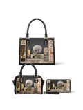 Lovecraftian Black The Signature Duo Bundle (Small Leather Handbag) - EVERMORE DEAL