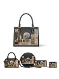Lovecraftian Black The Signature Trio Bundle (Small Leather Handbag) - EVERMORE DEAL