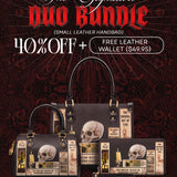 Lovecraftian Black The Signature Duo Bundle (Small Leather Handbag)