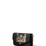 Lovecraftian Black Envelope Chain Crossbody Bag - CLEAROUT