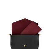 Lovecraftian Black Envelope Chain Crossbody Bag - CLEAROUT