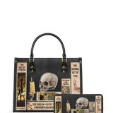 Lovecraftian Black Leather Handbag Deal