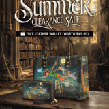 "Neverland Sky" Leather Handbag Deal