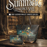 "Neverland Sky" Leather Tote Bag Deal