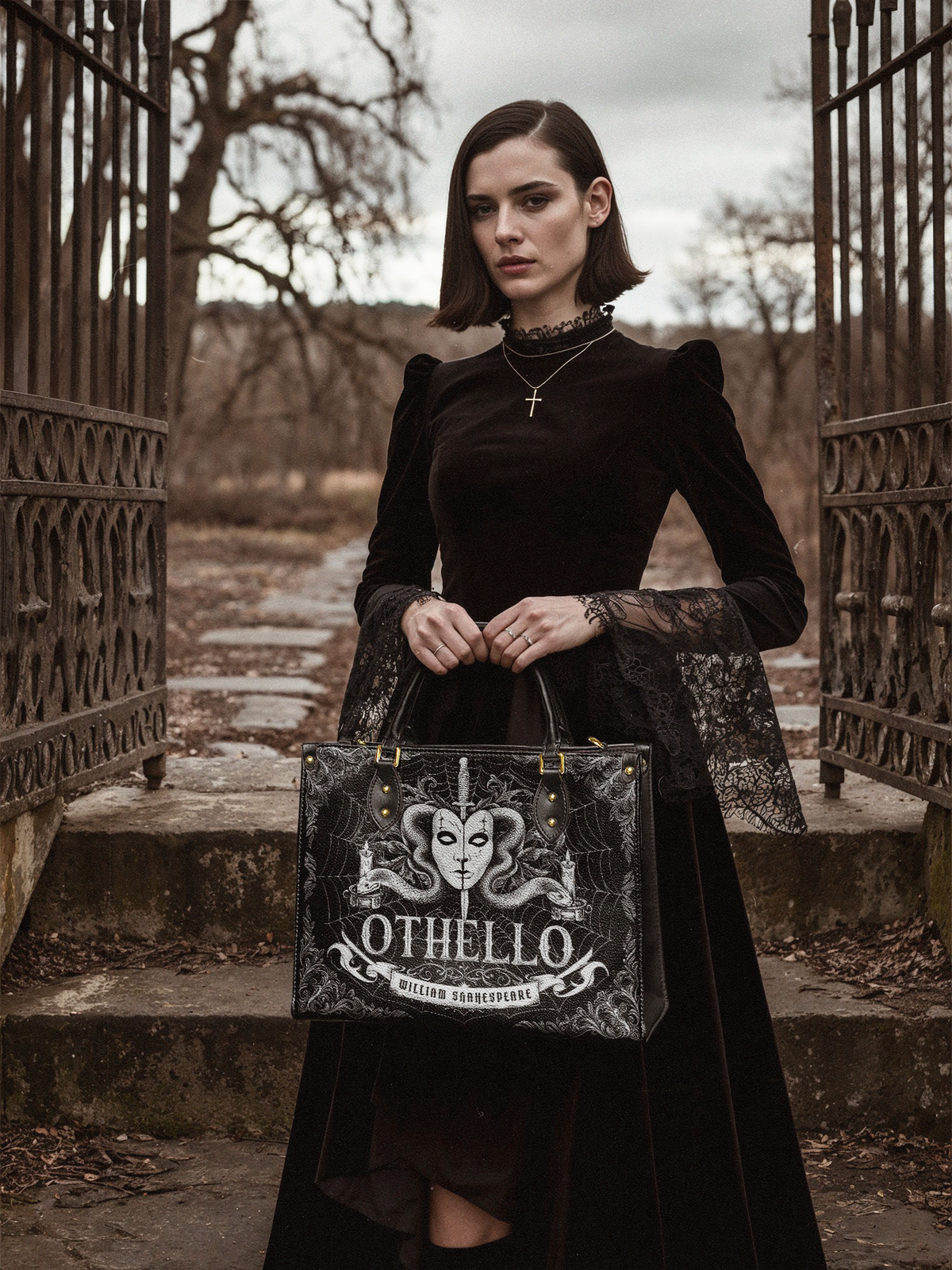 "Othello" Leather Handbag - NEVERMORE DEAL