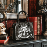 "Othello" - Black Interior - Small Leather Handbag