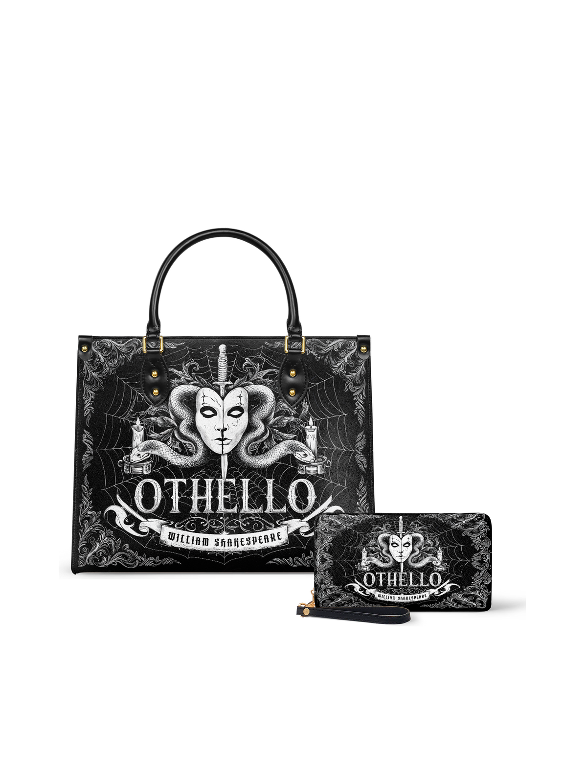 "Othello" Leather Handbag - NEVERMORE DEAL