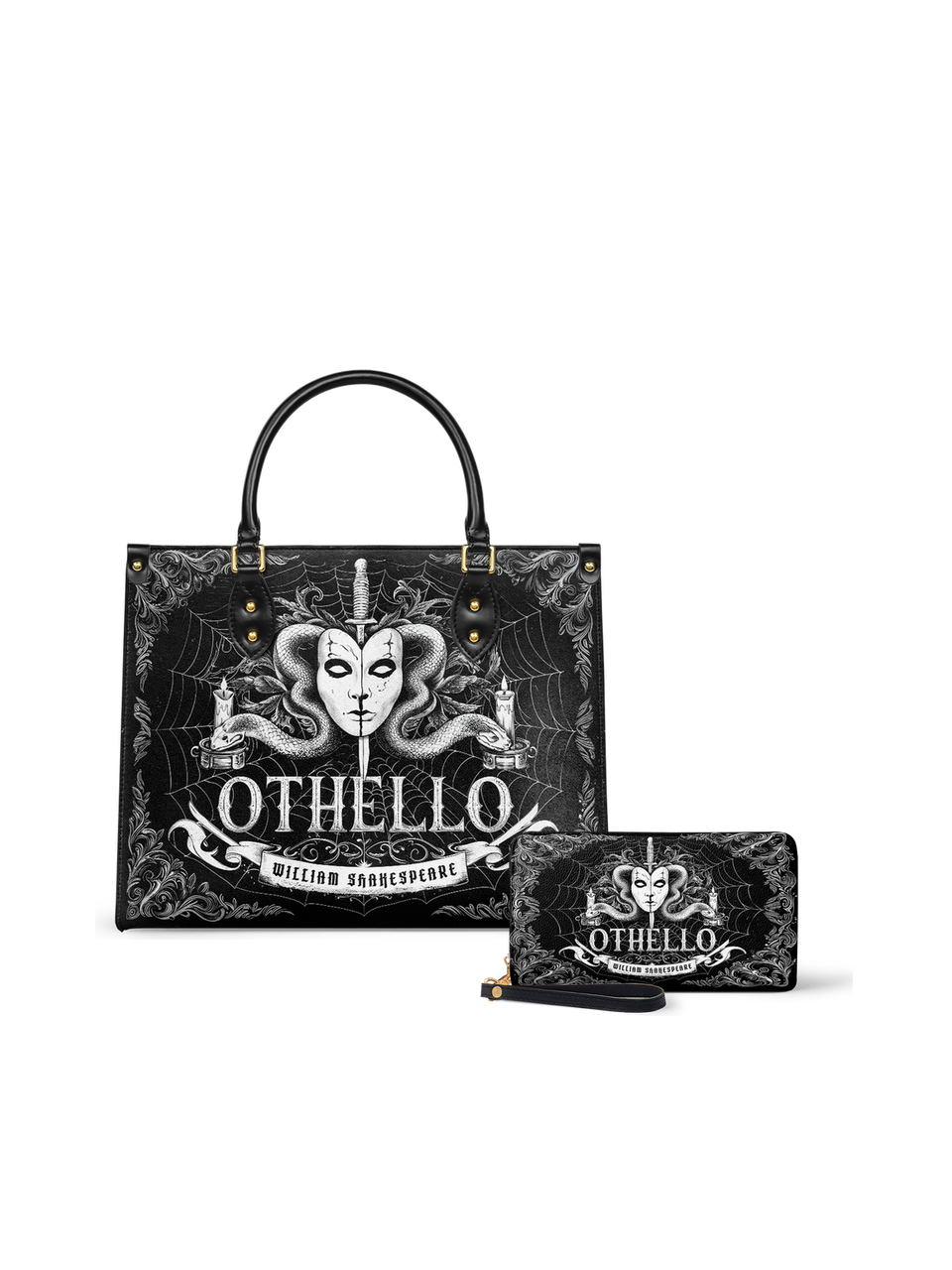 "Othello" Leather Handbag - NEVERMORE DEAL