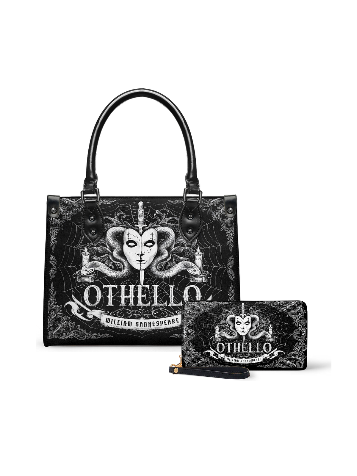 "Othello" Small Leather Handbag - NEVERMORE DEAL