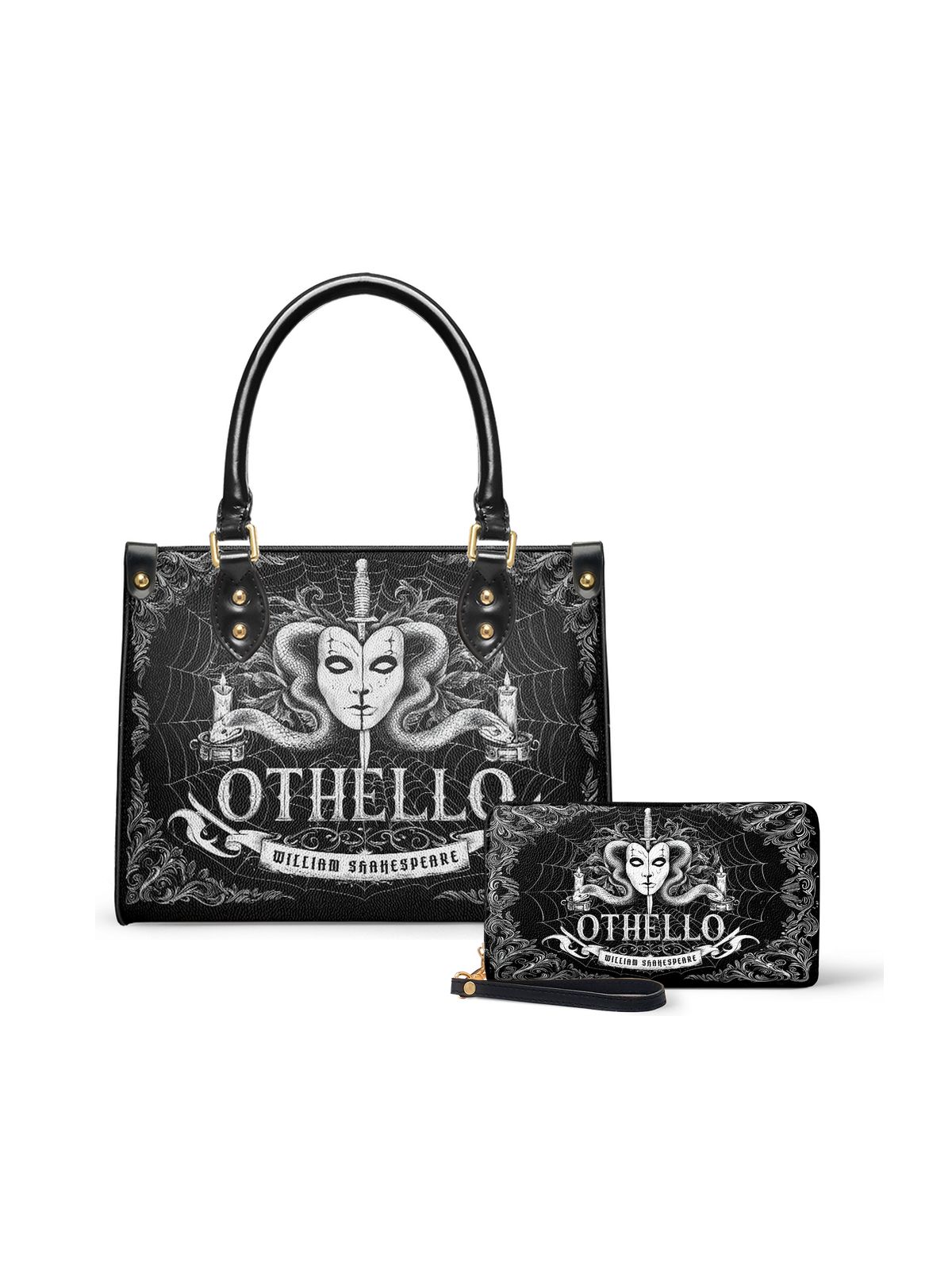 "Othello" Small Leather Handbag - NEVERMORE DEAL
