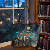 Neverland Sky Leather Tote Bag