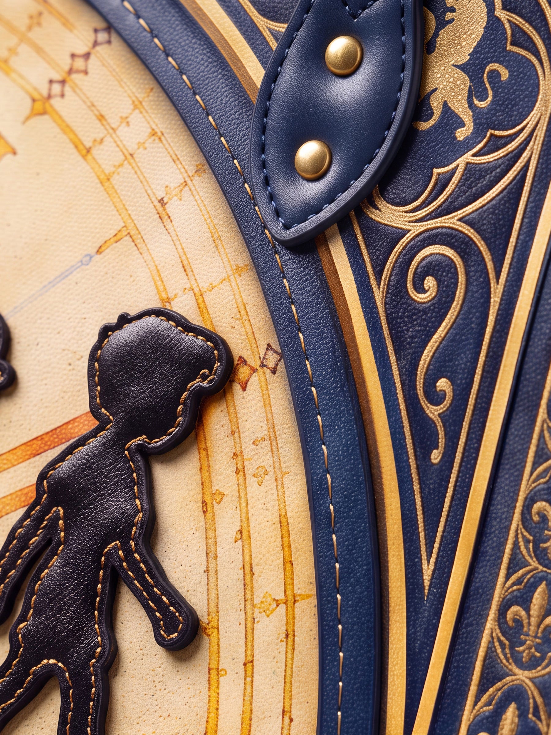 “Going to Neverland” Applique Leather Handbag Pre-order