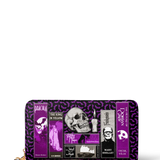"The Codex of Gothic Tales" Violet Echo Wallet - CLEAROUT
