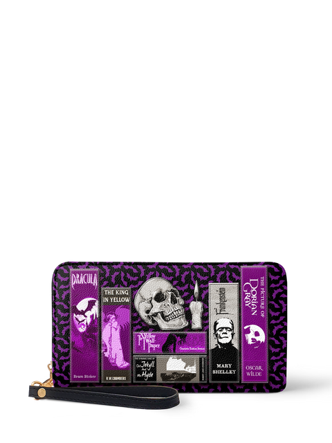 "The Codex of Gothic Tales" Violet Echo Wallet - NEW WORKSHOP SALE