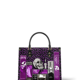 "The Codex of Gothic Tales" Violet Echo Leather Handbag Deal