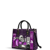 "The Codex of Gothic Tales" Violet Echo Leather Handbag Deal