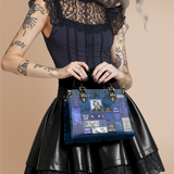 "Poe's Library" Midnight Ink Small Leather Handbag Deal