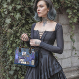 "Poe's Library" Midnight Ink Small Leather Handbag Deal
