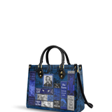 "Poe's Library" Midnight Ink Leather Handbag Deal