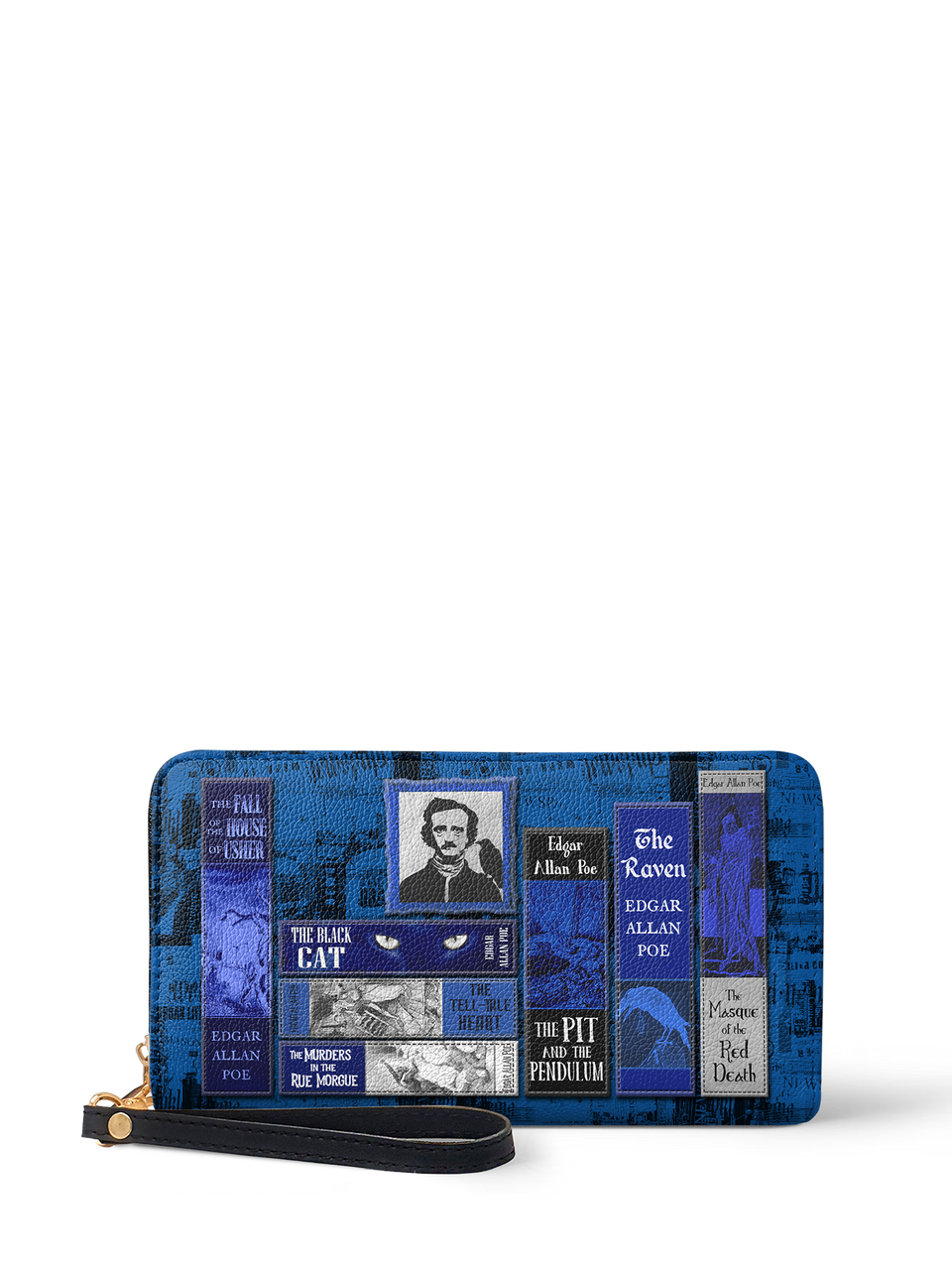 "Poe's Library" Midnight Ink Wallet
