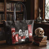"The Codex of Gothic Tales" Black Widow’s Kiss Leather Tote Bag Deal