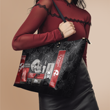 "The Codex of Gothic Tales" Black Widow’s Kiss Leather Tote Bag Deal