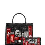 "The Codex of Gothic Tales" Black Widow’s Kiss Leather Handbag Deal