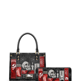 "The Codex of Gothic Tales" Black Widow’s Kiss Small Leather Handbag Deal