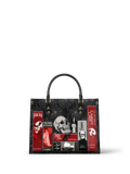"The Codex of Gothic Tales" Black Widow’s Kiss Leather Handbag - FALL CLEARANCE DEAL
