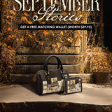 "Poe's Library" Ashen Black Mini Satchel Deal