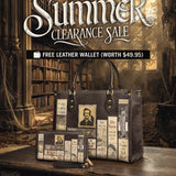 "Poe's Library" Ashen Black Leather Handbag Deal