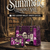 "The Codex of Gothic Tales" Violet Echo Leather Handbag Deal