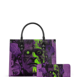 "Frankenstein" Lablight Violet Leather Handbag Deal