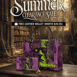 "Frankenstein" Lablight Violet Leather Handbag Deal