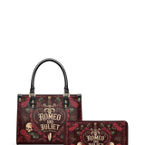 "Romeo And Juliet" Poison Rose Small Leather Handbag Deal