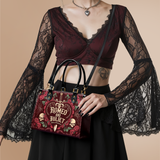 "Romeo And Juliet" Poison Rose Small Leather Handbag