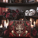 "Romeo And Juliet" Poison Rose Leather Handbag Deal