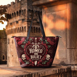 "Romeo And Juliet" Poison Rose Leather Tote Bag Deal
