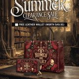 "Romeo And Juliet" Poison Rose Leather Handbag Deal