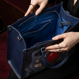 “The Red Balloon” Applique Leather Handbag Pre-order