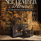 "The Black Cat" Small Leather Handbag Deal