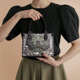 "The Call Of Cthulhu" - Black Interior - Small Leather Handbag